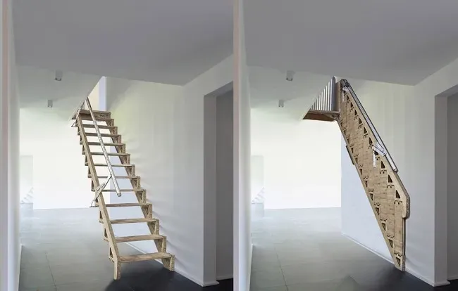 Cầu thang gấp thông minh