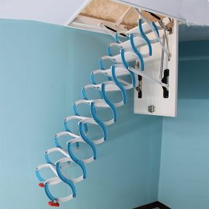 Cầu thang xếp gác mái